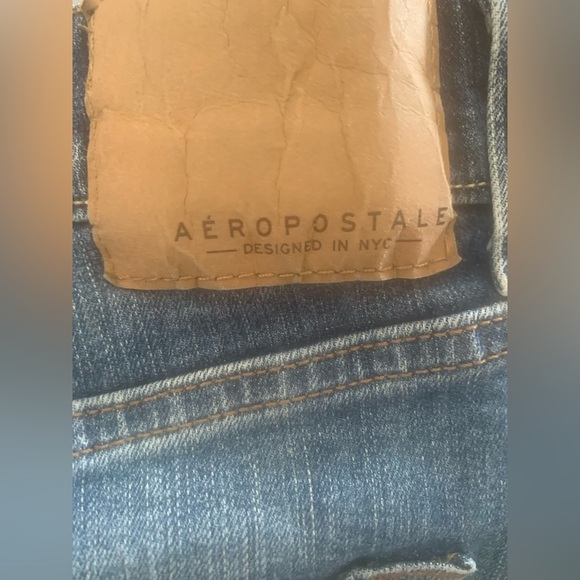 Aeropostale Jeans Men's 36x32 Slim Straight Stretch Denim Comfort Dark Wash 9846 - Picture 7 of 10